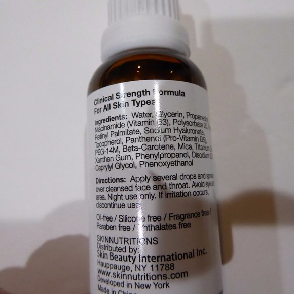 Skin Nutritions RETINOL NIGHT REPAIR SERUM, sealed - Picture 3 of 5